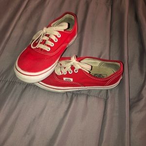 Red Vans